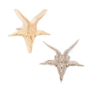 14k Yellow Gold Mushroom Devil Threadless End